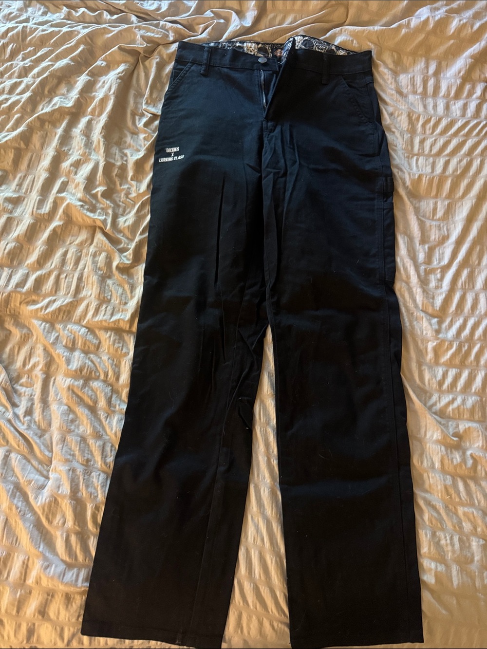 Dickies Black Straight-Leg Women's Pants